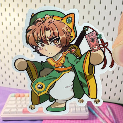 CLAMP Sticker series, Cardcaptor Syaoran (May. 2025, Digital art)