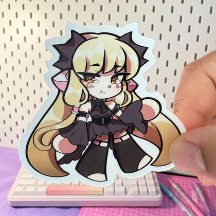 CLAMP Sticker series, Chobits Freya (May. 2025, Digital art)