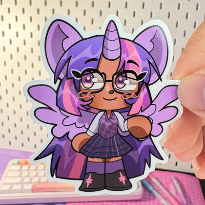 My Little Pony Sticker series, Twilight Sparkle (July 2025, Digital art)